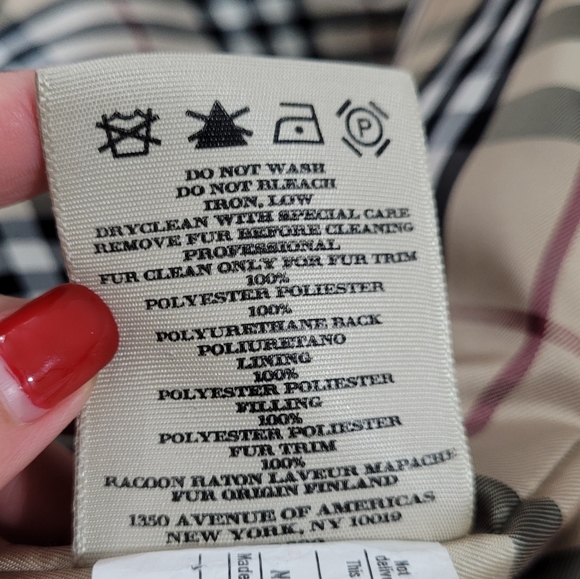 Burberry Dara Parka with Raccoon Fur Trim Hood - Picture 15 of 15